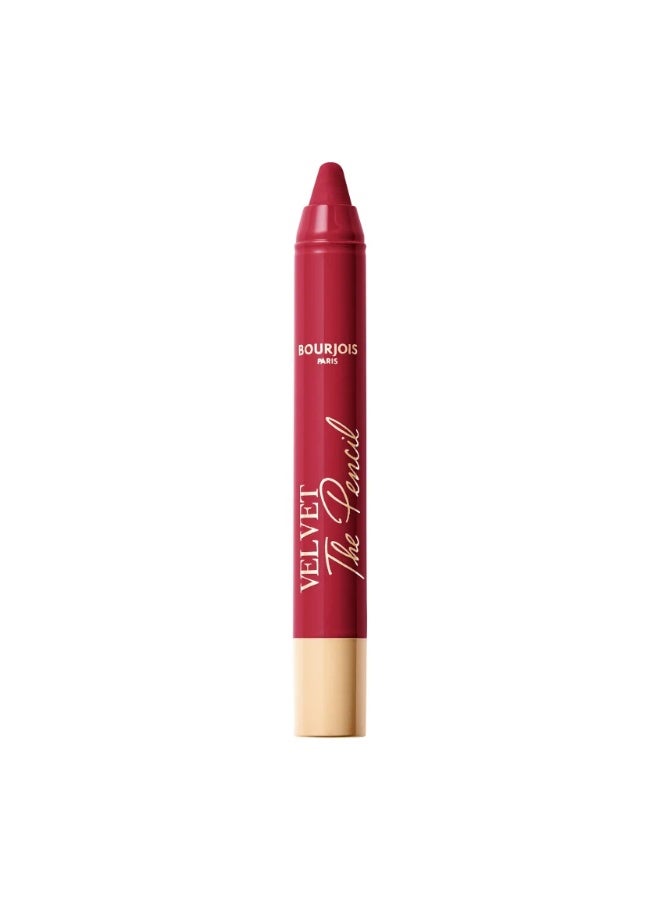 بورجوا باريس Velvet The Pencil رقم 8 قلم شفاه مطفي لون غني وثبات طويل ولمسة مخملية أنيقة - Image 1