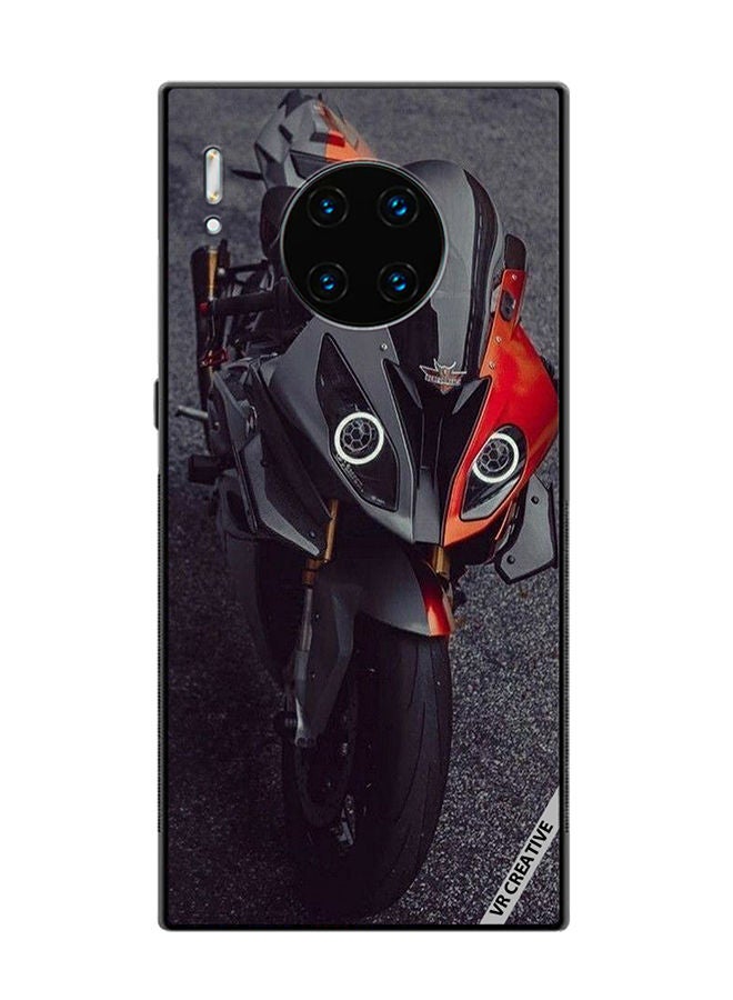 VR CREATIVE Protective Case Cover For Huawei Mate 30 Pro Bike Design Multicolour - Image 1