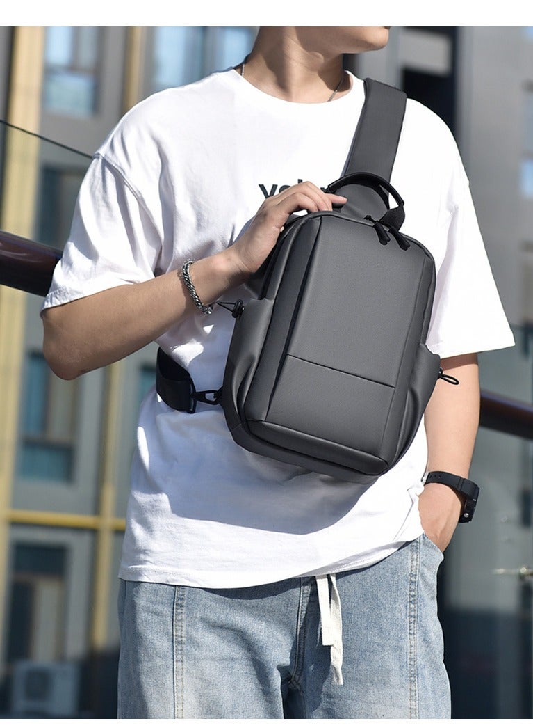 عام حقائب الصدر الرجالية ، حقائب الكتف العصرية ، حقائب كروس بودي للسفر غير الرسمية ، حقائب الصدر الفاخرة العصرية وخفيفة الوزن ومقاومة للماء - Image 2