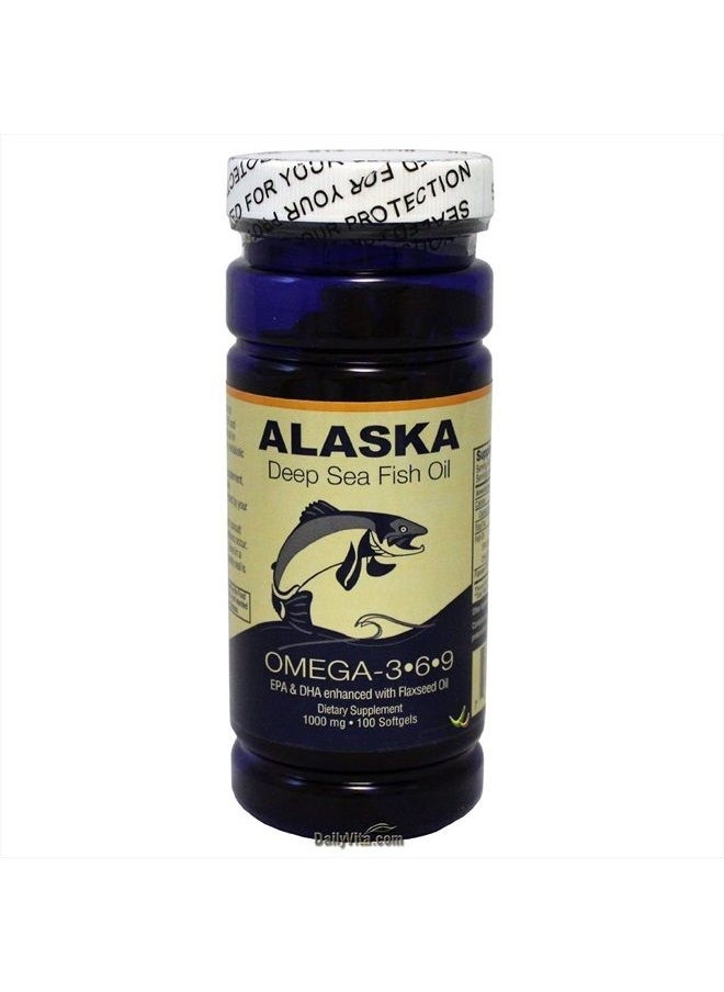 NCB - Alaska Deep Sea Fish Oil, Omega 3,6,9 1000 Mg 100 Softgels by NCB - Image 1
