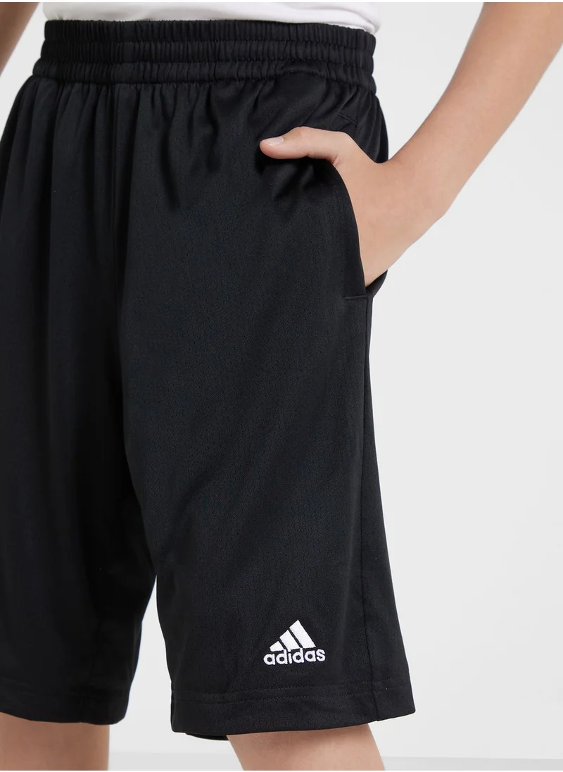 Adidas Junior Brand Love Mesh Shorts