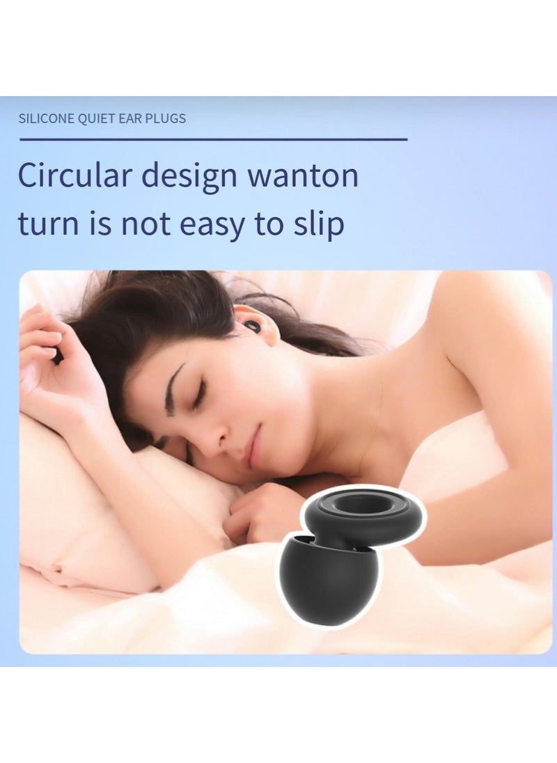 General - Sleep Noise Cancelling Earplugs – Reusable Silicone Earplugs with 3 Pairs of Eartips and Case, Ideal Sleeping Earplugs, Soft and Comfortable Hearing Protection for Sleeping, Concerts, Work, Traveling and Focusing - Image 1