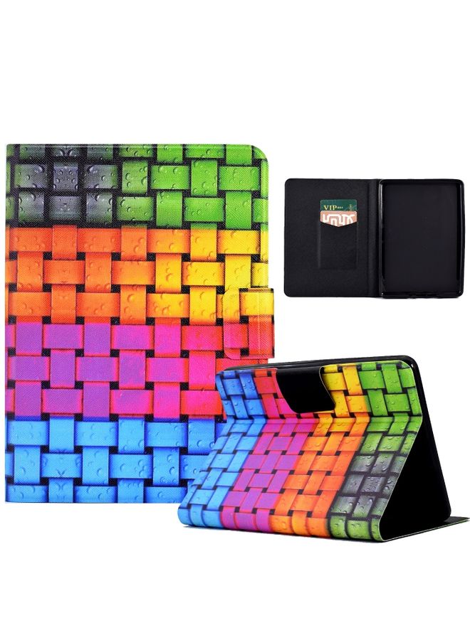 HuHa Case Cover For Amazon Kindle Paperwhite 5 Coloured Drawing Smart Leather Tablet Case Braided Belt 