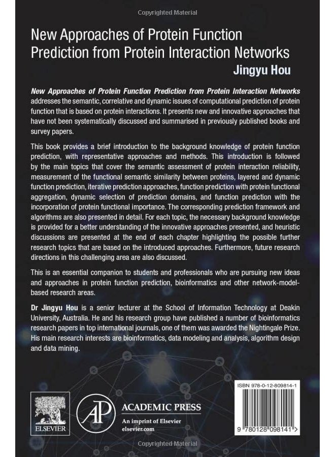 New Approaches of Protein Function Prediction from Protein Interaction Networks