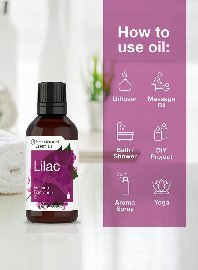 Horbäach Lilac Fragrance Oil | 1 fl oz (30ml) | Premium Grade | for Diffusers, Candle and Soap Making, DIY Projects & More | by - Image 3