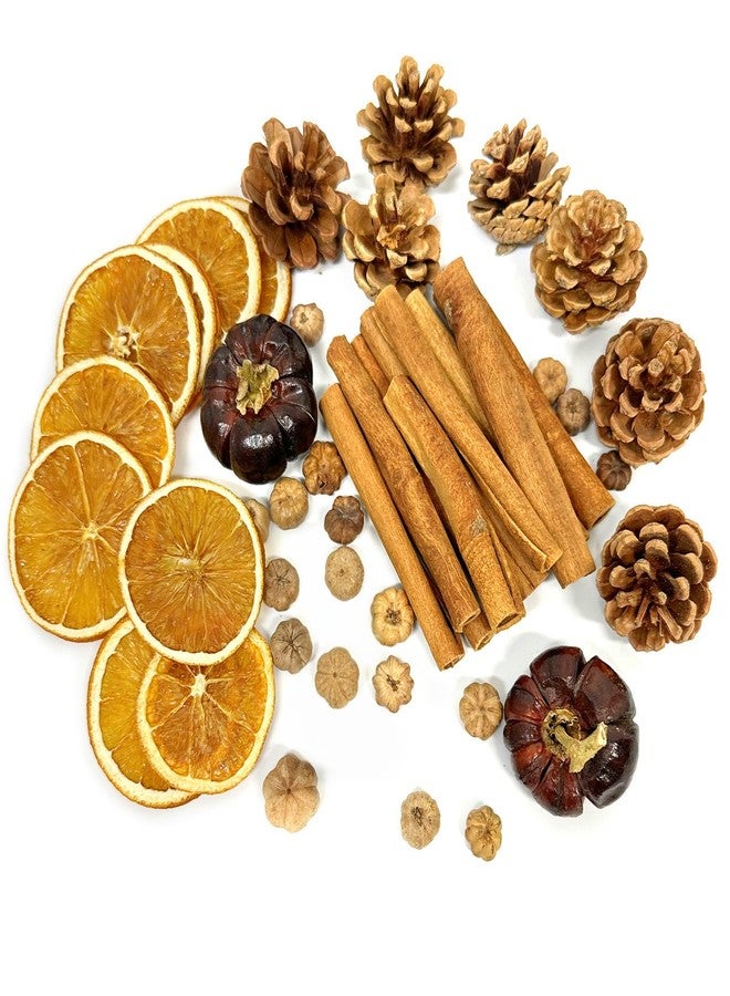 Apragaz Fall Potpourri Bowl Filler with Mini Pumpkin, Cinnamon Stick, Dried Orange Slices, Pine Cone-Perfect for Farmhouse Harvest Christmas Thanksgiving Autumn Halloween Fall Potpourri - Image 2
