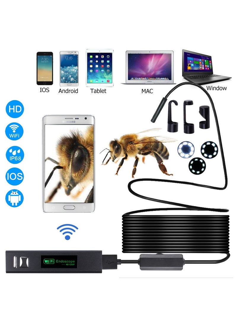 ASIV HD Wireless WiFi Smartphone Endoscope (New Platform) - F150 5M Hard, Suitable for Automotive Lenses, Industrial Pipeline Cameras, Inspection Mirrors - Image 1