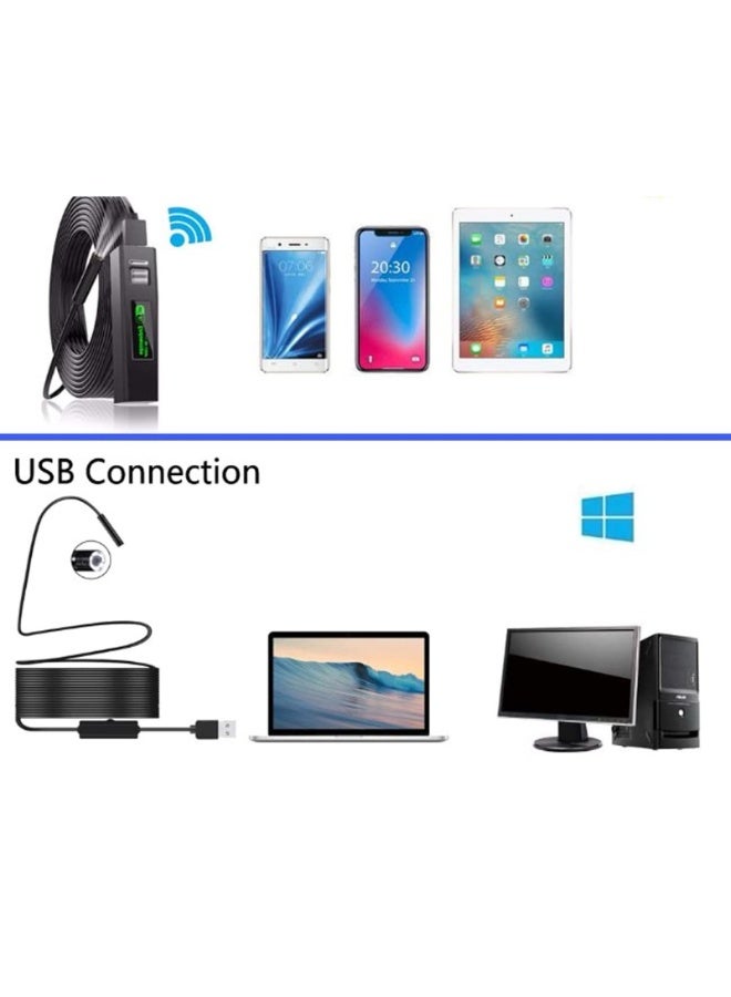 ASIV HD Wireless WiFi Smartphone Endoscope (New Platform) - F150 5M Hard, Suitable for Automotive Lenses, Industrial Pipeline Cameras, Inspection Mirrors - Image 3