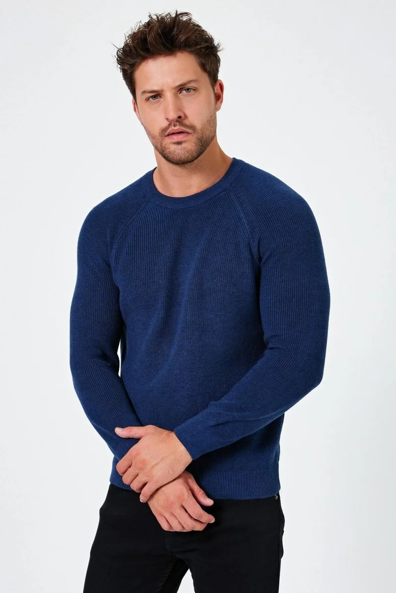 الكسندر جاردي Crew Neck Regular Fit Sweater (E24-EZE-07)
