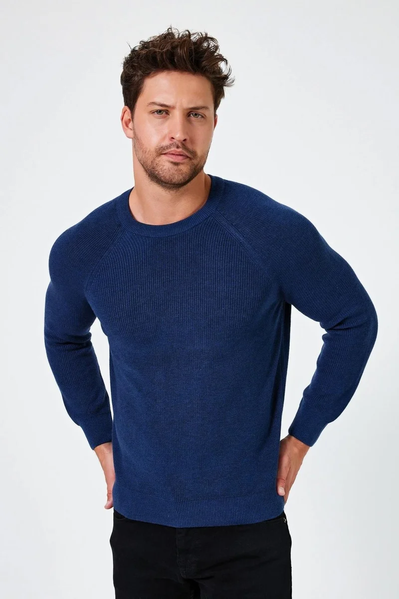 الكسندر جاردي Crew Neck Regular Fit Sweater (E24-EZE-07)