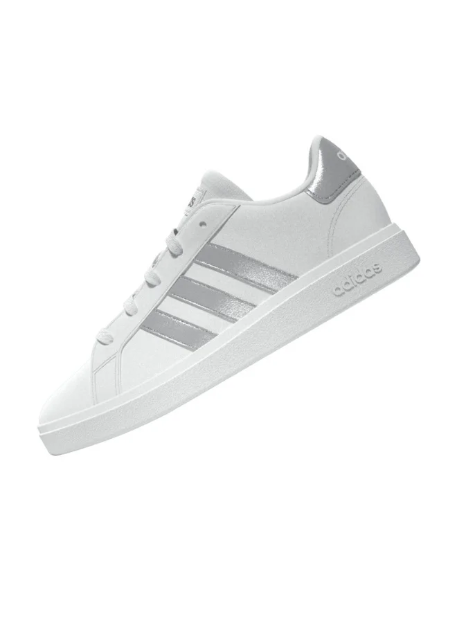 Adidas Grand Court 2.0 K U White Sportswear Shoes For Kids