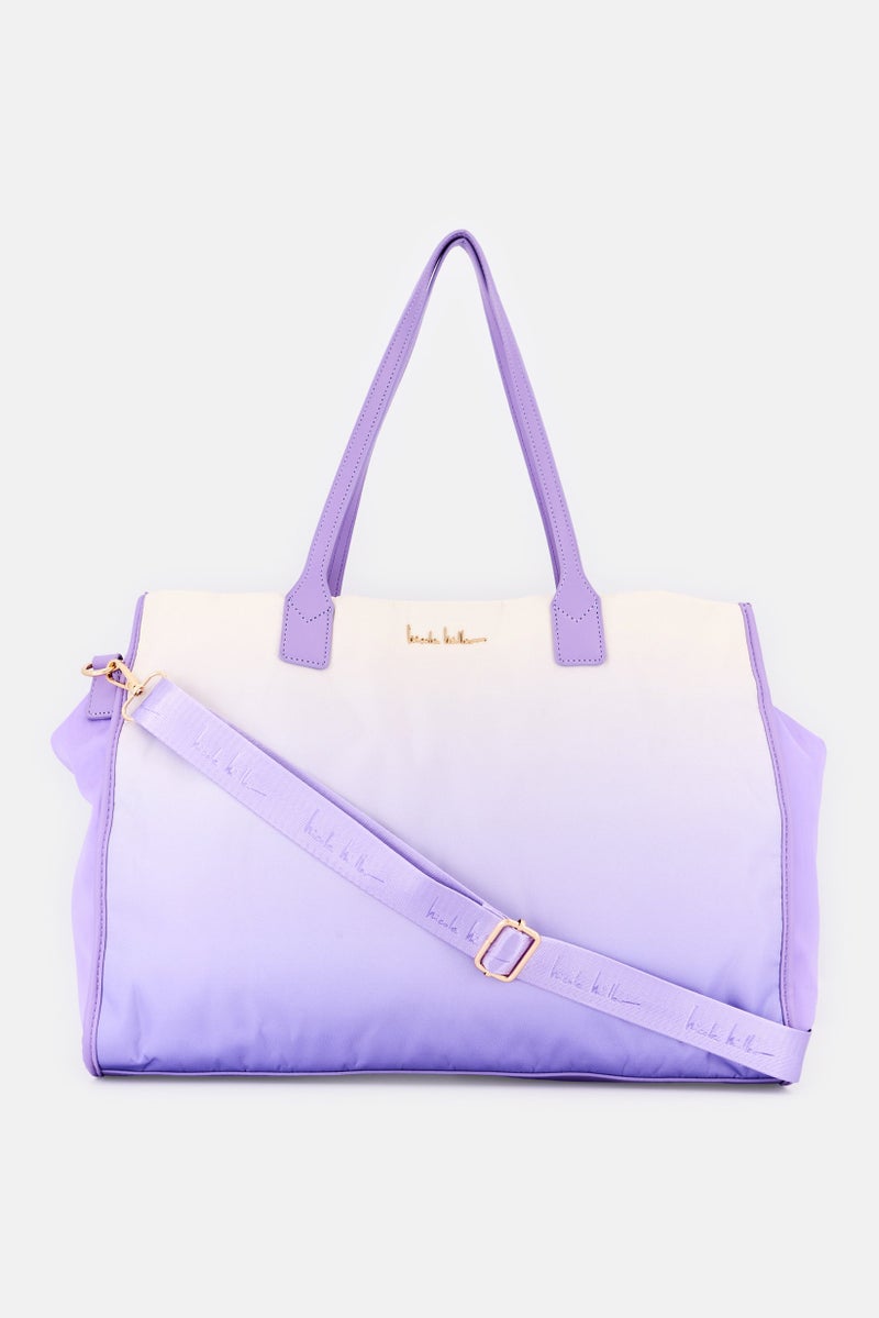 Nicole Miller Women Brand Logo Tote Bag, Multicolor - Image 1