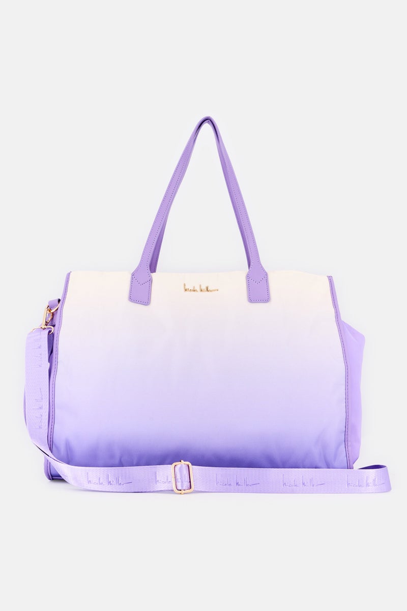 Nicole Miller Women Brand Logo Tote Bag, Multicolor - Image 4