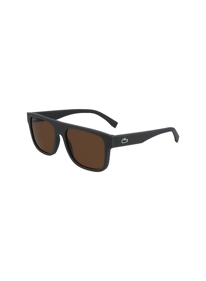 LACOSTE نظارة شمسية مستطيلة للرجال L6001S-275-5617 حجم العدسة : 56 ملم  - Image 2