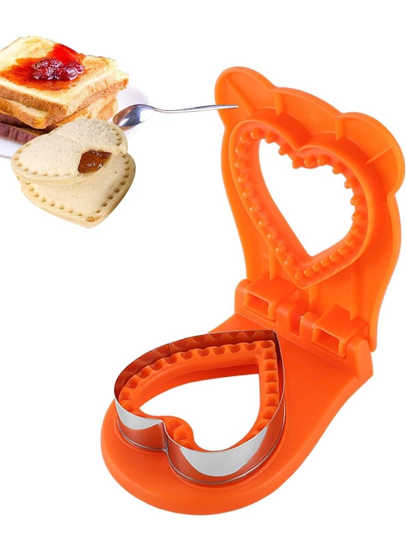 Sandwich Cutter and Sealer for Kids, 2Pcs Uncrustable Sandwich Maker and Decruster set,DIY Decruster Pocket Sandwiches, Great for Breakfast Sandwich Maker, Lunchbox and Bento Box - Image 3