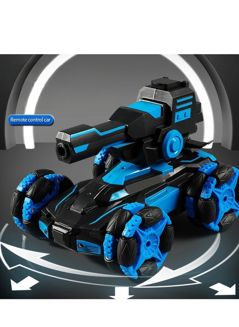 JJRIC - Children's Toy Car, Remote Control Car, Sports Six Wheeled Soft Elastic Car, Electric Remote Control Spray Tank - Image 1