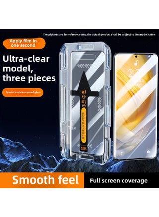 For Opporeno11 Tempered Film Reno10 Mobile Phone Film Rneo9pro Full Screen Coverage Opp7por-Colour:Second Sticker Warehouse★Ultra Clear 3 Pieces★Kunlun Explosion-proof Glass* Film Can Be Applied In One Second* Special For Those With Handicapped Hands-Size:OPPO Reno 11 - pzsku/ZFA67D8614300DCC6A316Z/45/1745313838/3bf5c12b-db3d-4439-b823-93f46db72dba