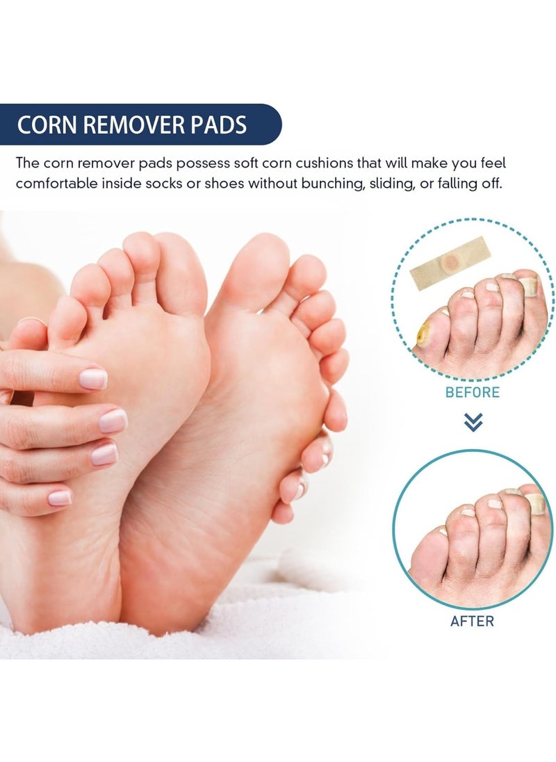 MQ 24 Pack Corn Remover Pads, Corn & Callus Removal for Feet, Corn Removal Plaster with Hole, Say Goodbye to Corns and Calluses, Skin Exfoliation and Repair, Revitalized Foot Health  - Image 4