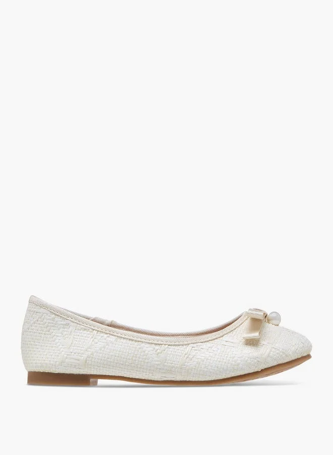 ليتل ميسي حذاء باليرينا سهل الارتداء بتزيين فيونكة