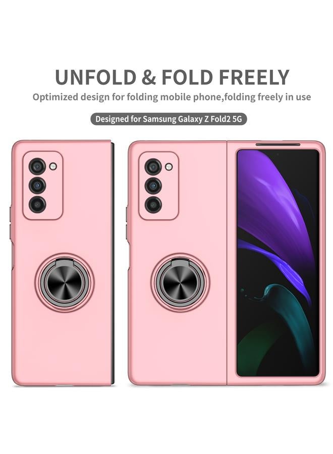 اس-توب جراب لهاتف Samsung Galaxy Z Fold2 5G جراب حامل حلقة مدرعة للهاتف - Image 5