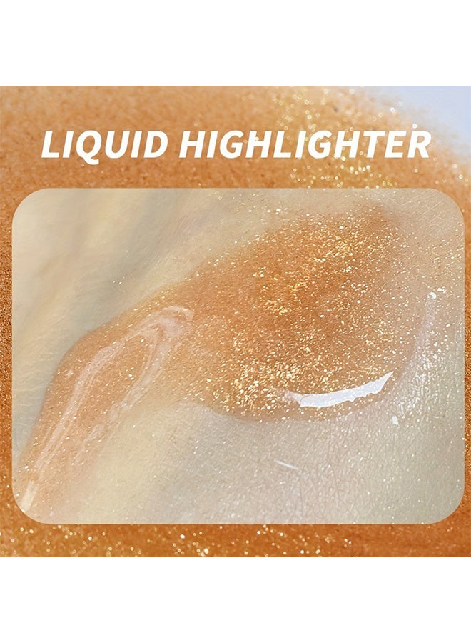 Ushas Glow Shimmer Spray - Shimmer Body Oil Liquid Easy to Push Away Natural Moisture Glitter Face Brightening Glow Pearl Highlighter Illuminator Shine Contouring Makeup for Face and Body #02 - Image 4
