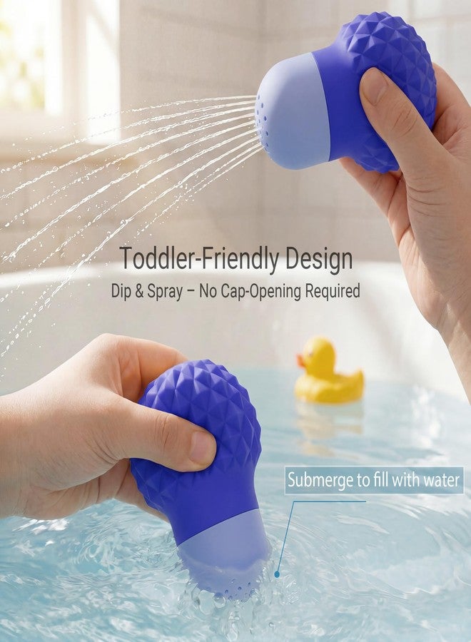 luckdoor Sensory Squeezing Water Bath Toys for Toddlers,3PCS Bath Tub Pool Floating Toys for Babies Kids 1-3，Textured Fidget Toys Stocking Stuffers Gifts for Girls Boy 18+ Months - Image 5
