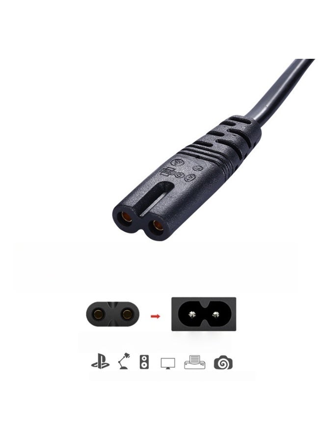 كابل طاقة بريطاني قياسي BS بطول 1.5 متر مع قابس بفتيل – كابل طاقة بشكل 8 (C7)، نحاس عالي الجودة، توافق واسع وثبات في نقل الكهرباء - Image 4