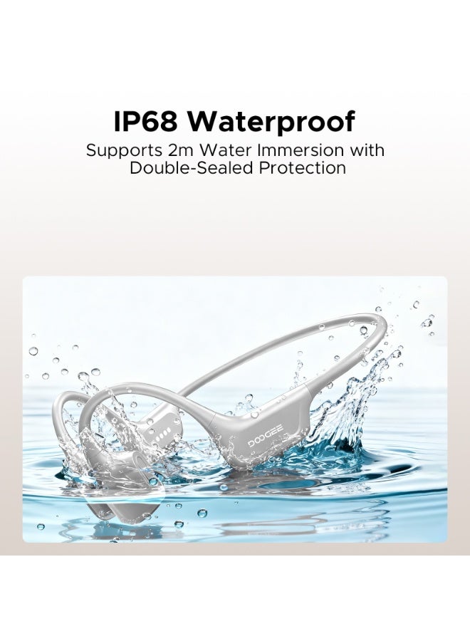 DOOGEE BoneAir - Swimming Conduction Headphones, Open Ear Wireless Bluetooth Sports Earphones for Running, Swimming and Sports, Workouts, Sweat Resistant, IP68 - Image 4