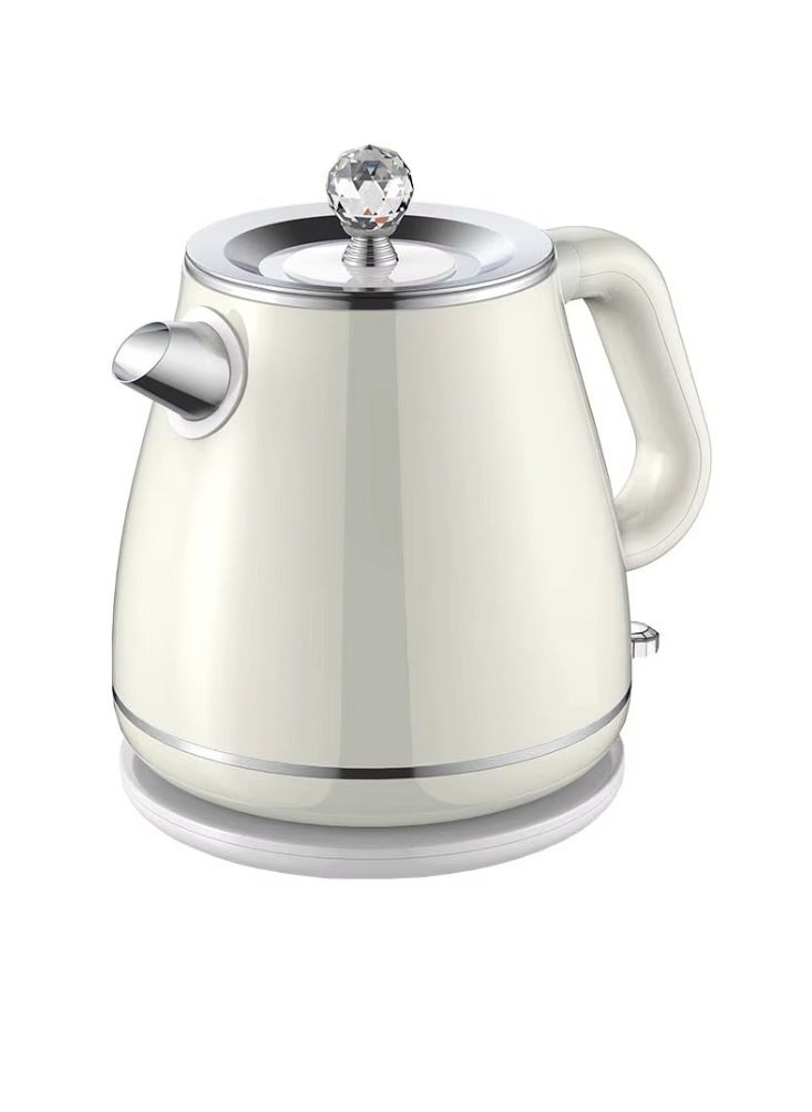 AMM 304 Stainless Steel Electric Kettle 1.8L Double-Layer Anti-Scald Design Cordless with 360° Base Auto Shut-Off Boil-Dry Protection Quick Boil for Daily Hot Drinks  - Image 1