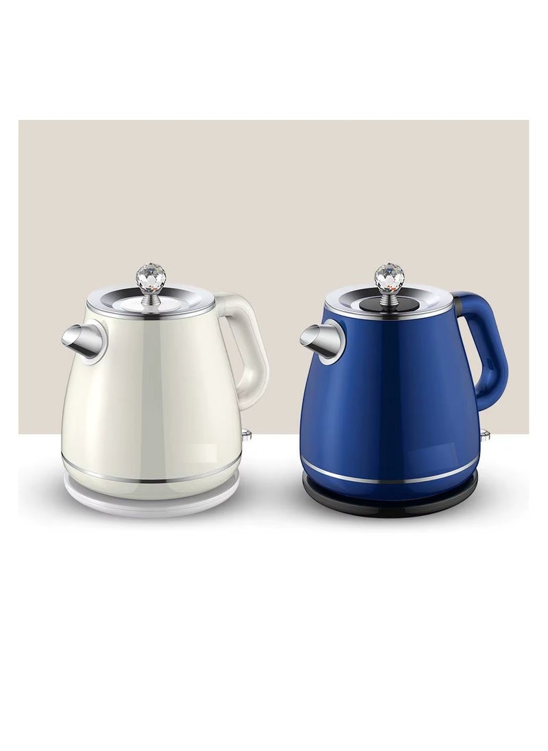 AMM 304 Stainless Steel Electric Kettle 1.8L Double-Layer Anti-Scald Design Cordless with 360° Base Auto Shut-Off Boil-Dry Protection Quick Boil for Daily Hot Drinks  - Image 3