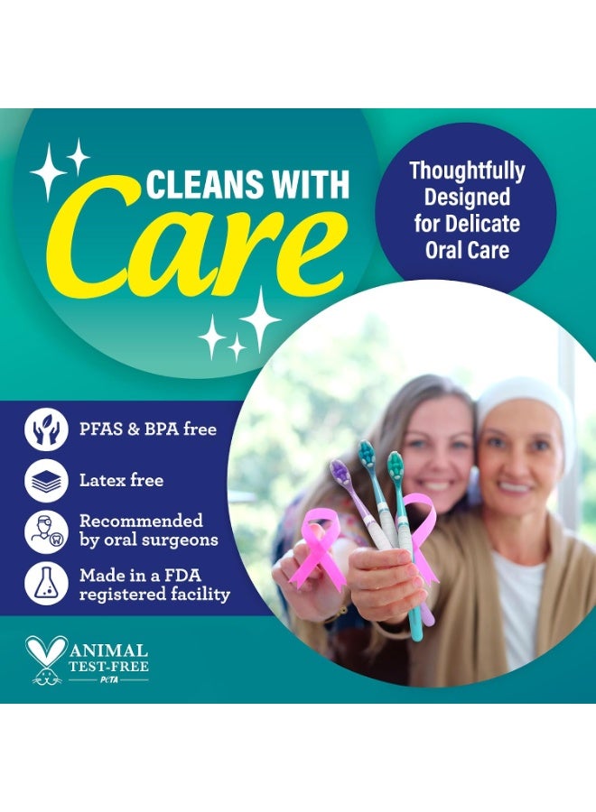 جوراناندا جورو ناندا، مجموعة فرش أسنان بشعيرات فائقة النعومة وسوفلايت لحماية اللثة والأسنان الحساسة - 6 فرش - Image 3