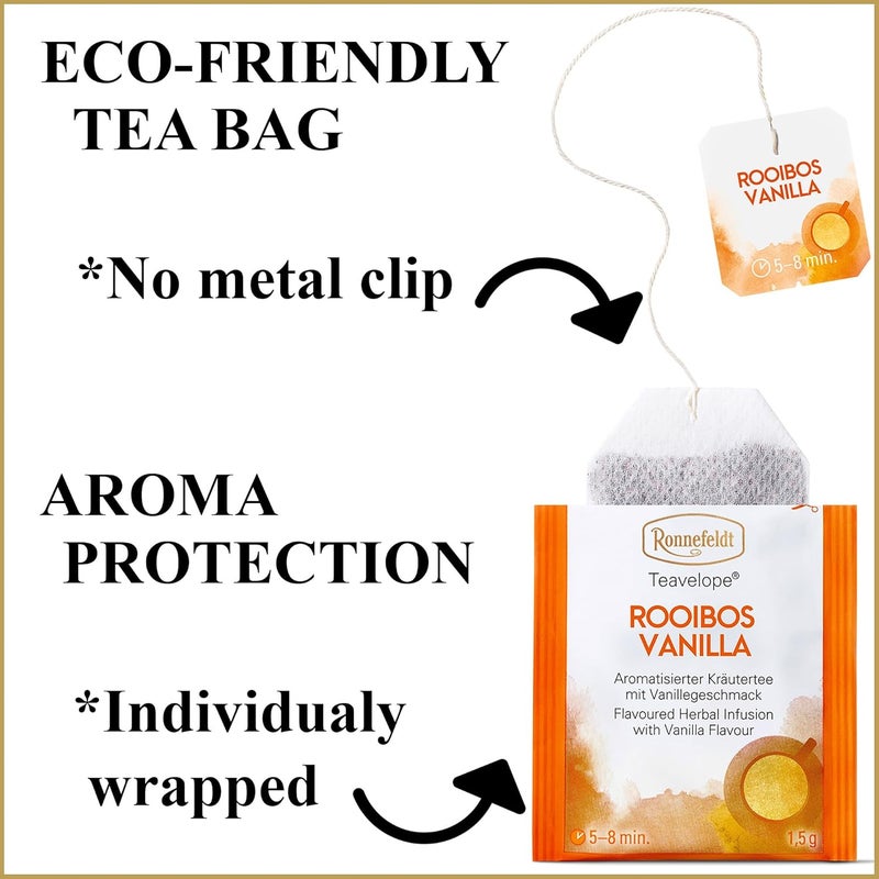 Ronnefeldt أكياس شاي رونيفيلدت روبيوس بالفانيليا - 25 قطعة - Image 2