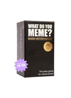 WHAT DO YOU MEME? WHAT DO YOU MEME? Bigger Better Edition - Adult Card Games for Game Night for Teens  - Image 5
