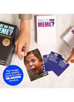 WHAT DO YOU MEME? WHAT DO YOU MEME? Bigger Better Edition - Adult Card Games for Game Night for Teens  - Image 2