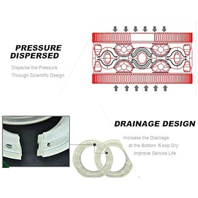 rayihni 2Pcs Universal Car Shock Absorber Spring Bumper Power Auto Buffers ABCDEF Type Spring Bumpers Rubber C Type - Image 4