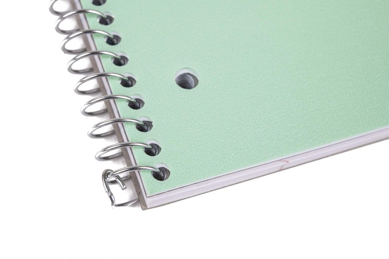 Mintra Office Durable Spiral Notebooks, 1 Subject, (Salmon, Sage Green, Lavender, Wide Ruled 3pk) - 100 Sheets, Poly Pocket, Moisture Resistant Cover, School, Office, Professional - Image 5