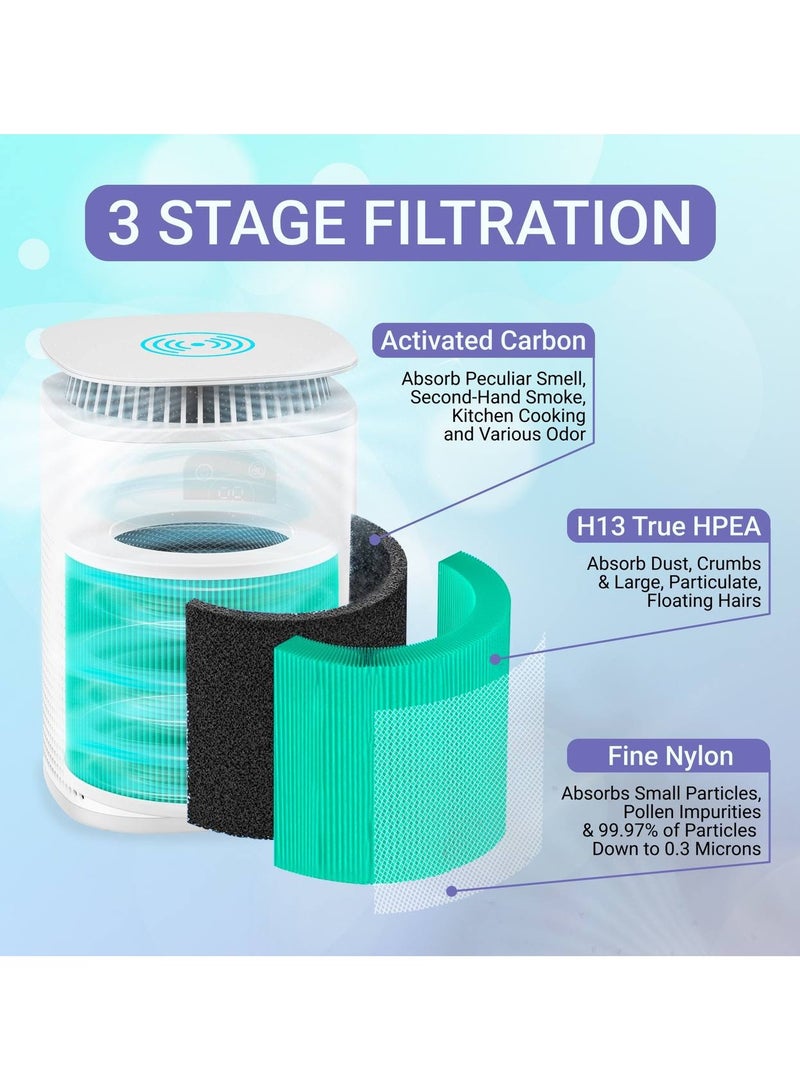 Roko3D Air Purifier Replacement Filter ROKO 3D, HEPA Filter for AirSmart Air Purifer, Efficiency Activated Carbon, 1 Pack, Original Version - Image 2