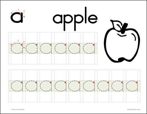 Channie's Channie’s My First Letters, Pre K - Kindergarten Writing Workbook, Fun Way to Practice Letter Tracing for Kids Ages 3-5, Easy to Follow, Color-Coded, 40 Double-Printed Worksheets - Image 4