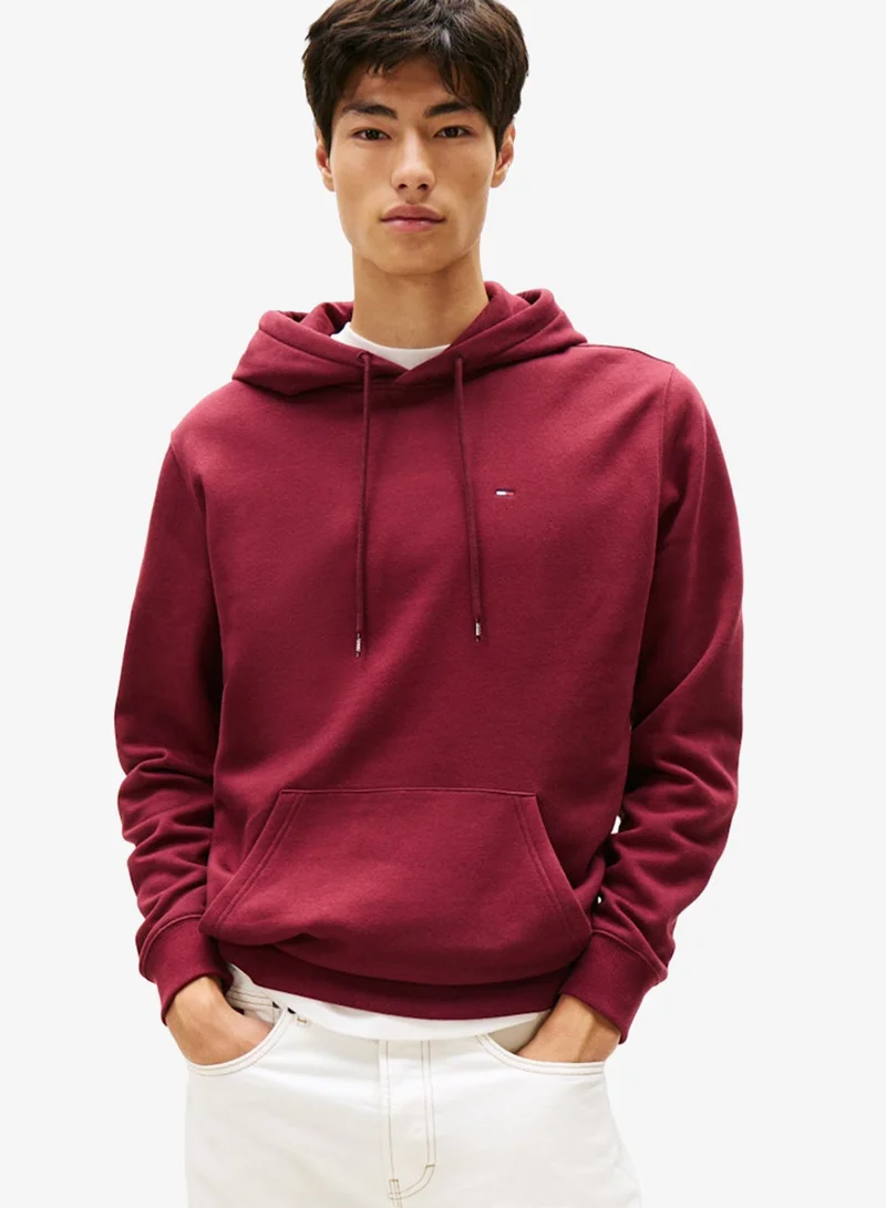 Tommy Flag Brushed Fleece Hoody