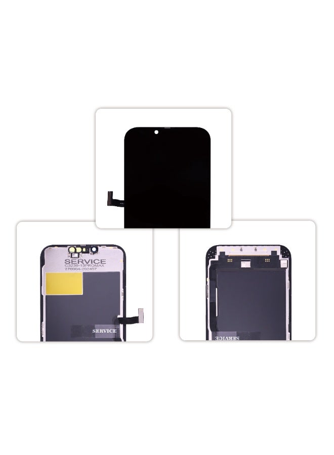SERVICE for iPhone 13 Pro Max Screen Replacement Kit 6.7 Inch LCD Display (A2484, A2641, A2643, A2644, A2645) 3D Touch Digitizer Glass Assembly with Repair Tool Kit - Image 3