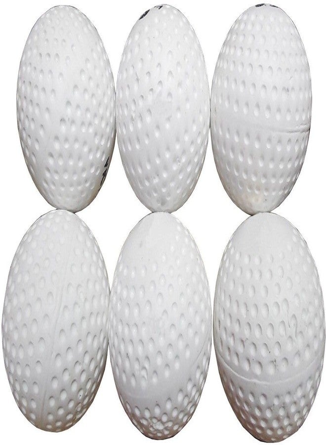 Owlix White Field Hockey Ball, Pack of 6 - Bulk Value Pack for Team, Club & School Training - Image 1