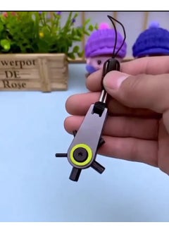 Ritmo Ritmo Stainless Steel Multi Tool for Men Portable Screwdriver with Keychain Great Gift for Christmas  - Image 1
