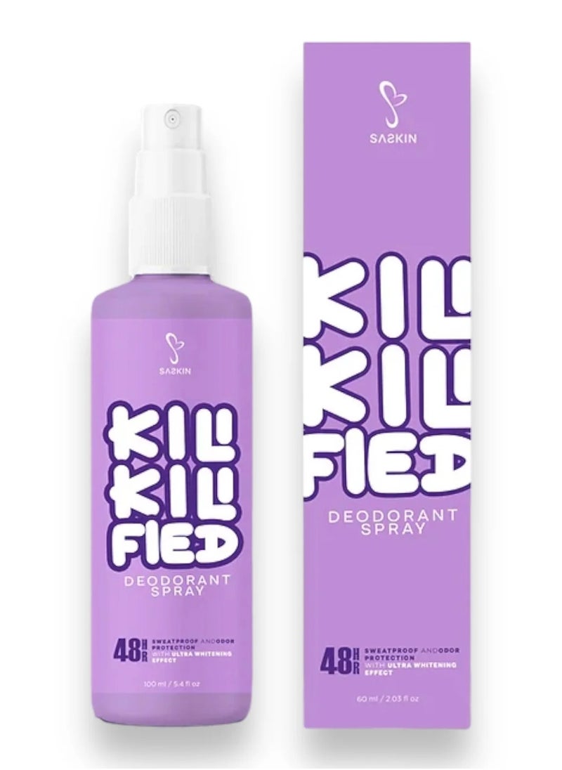 SASKIN - Kili kili fied deo Mist 60ml Deodorant Spray - Image 1