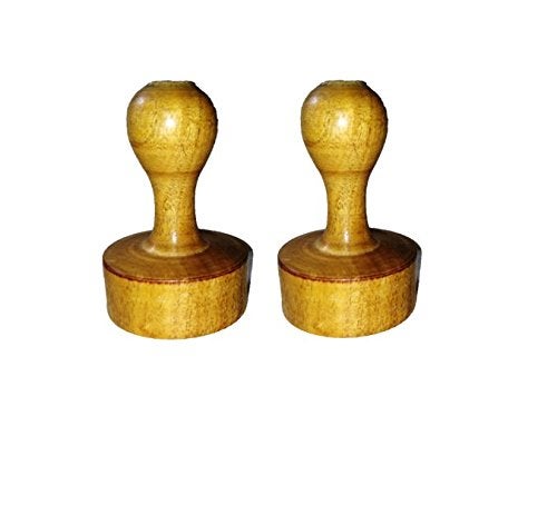 ARMAN SPOONS Royals ONE Piece Wooden Masher Handmade from Single Wood Block Set of 2 Piece Royal Spoons - Image 2