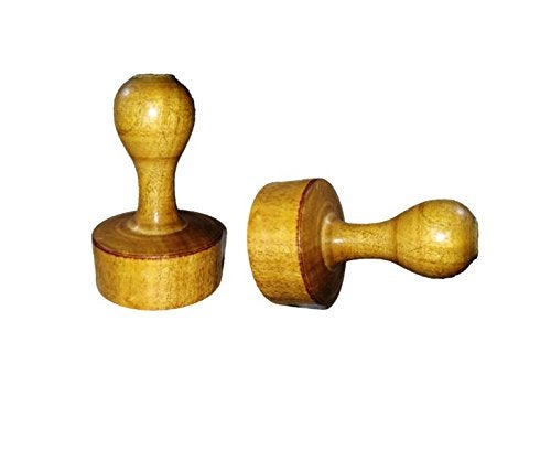 ARMAN SPOONS Royals ONE Piece Wooden Masher Handmade from Single Wood Block Set of 2 Piece Royal Spoons - Image 1