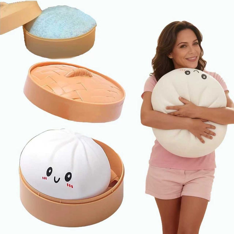 25cm Squishy Simulation Dumpling Stress Relief Toy - Image 1