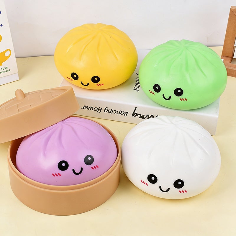 25cm Squishy Simulation Dumpling Stress Relief Toy - Image 3