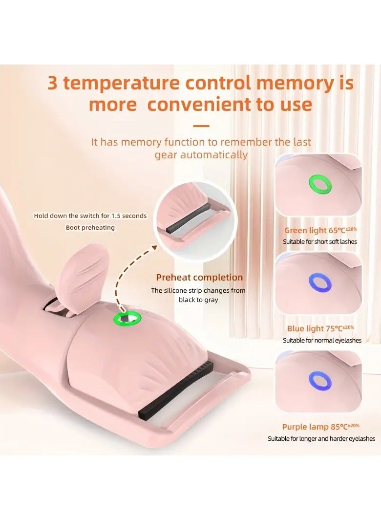 general Electric Eyelash Curlers, Heated Eyelash Curler, 3 Heating Modes Rechargeable Eyelash Curler For Quick Perfect Long Lasting Curls, Instant Lash Lift - Image 3