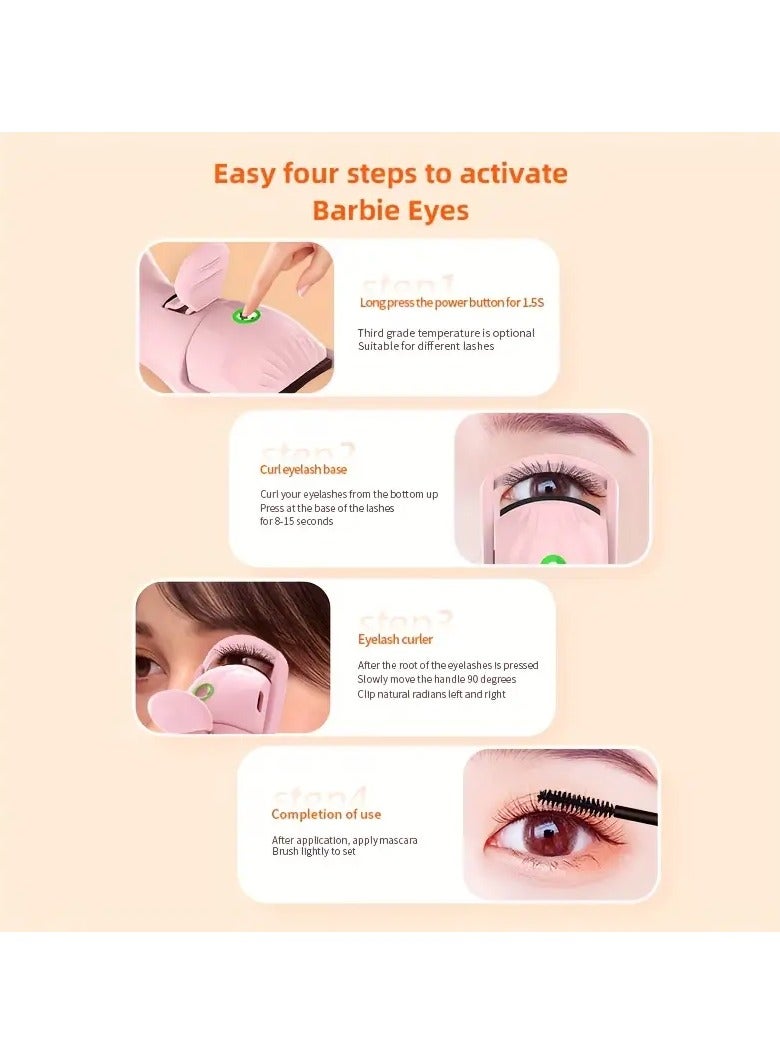 general Electric Eyelash Curlers, Heated Eyelash Curler, 3 Heating Modes Rechargeable Eyelash Curler For Quick Perfect Long Lasting Curls, Instant Lash Lift - Image 5