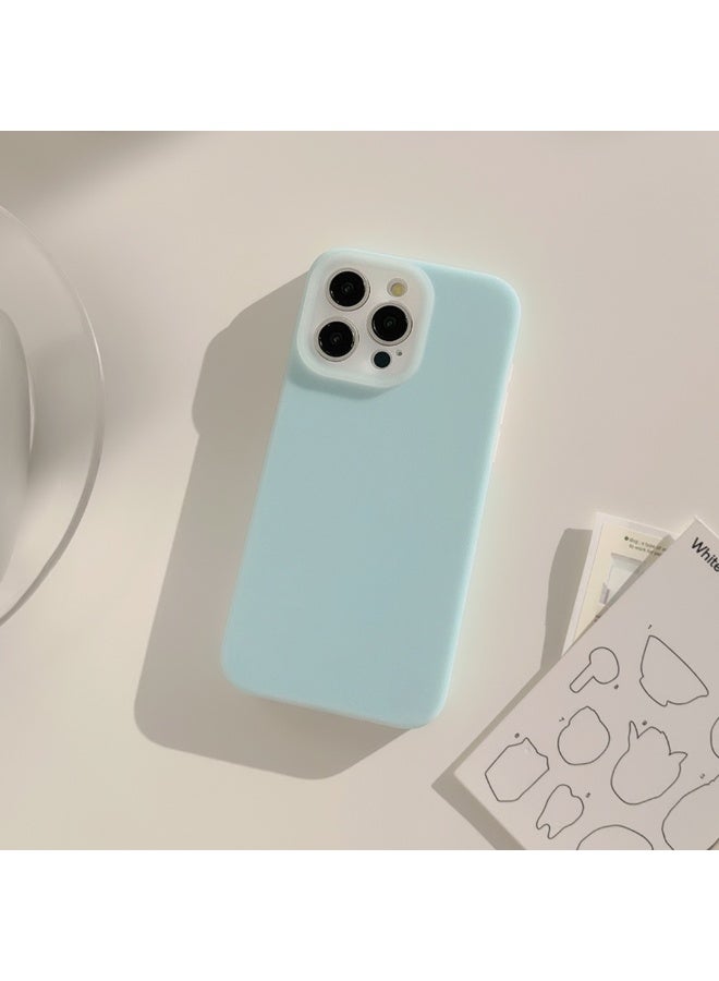 NIBEMINENT Solid Colors And A Minimalist Design Protective TPU Case Cover For iPhone 17 Pro Max, Baby Blue